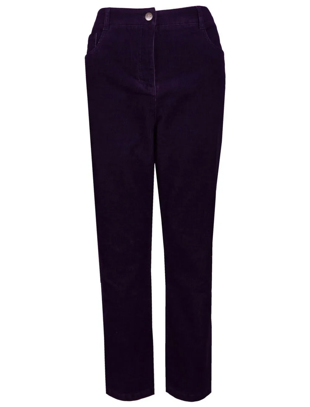 Dark Purple Purple Cord Jeans 29 Inch Length