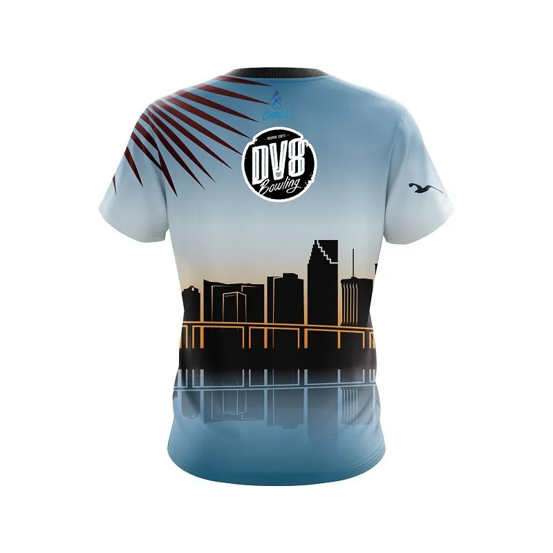DV8 Miami Skyline CoolWick Bowling Jersey