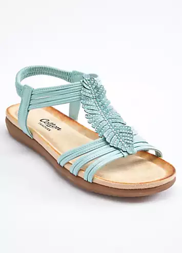 Feather Sandals by Cotton Traders | Look Again