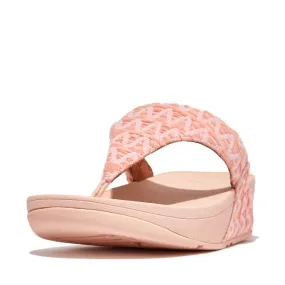 Fitflop Lulu Geo-Webbing Toe-Post Sandals