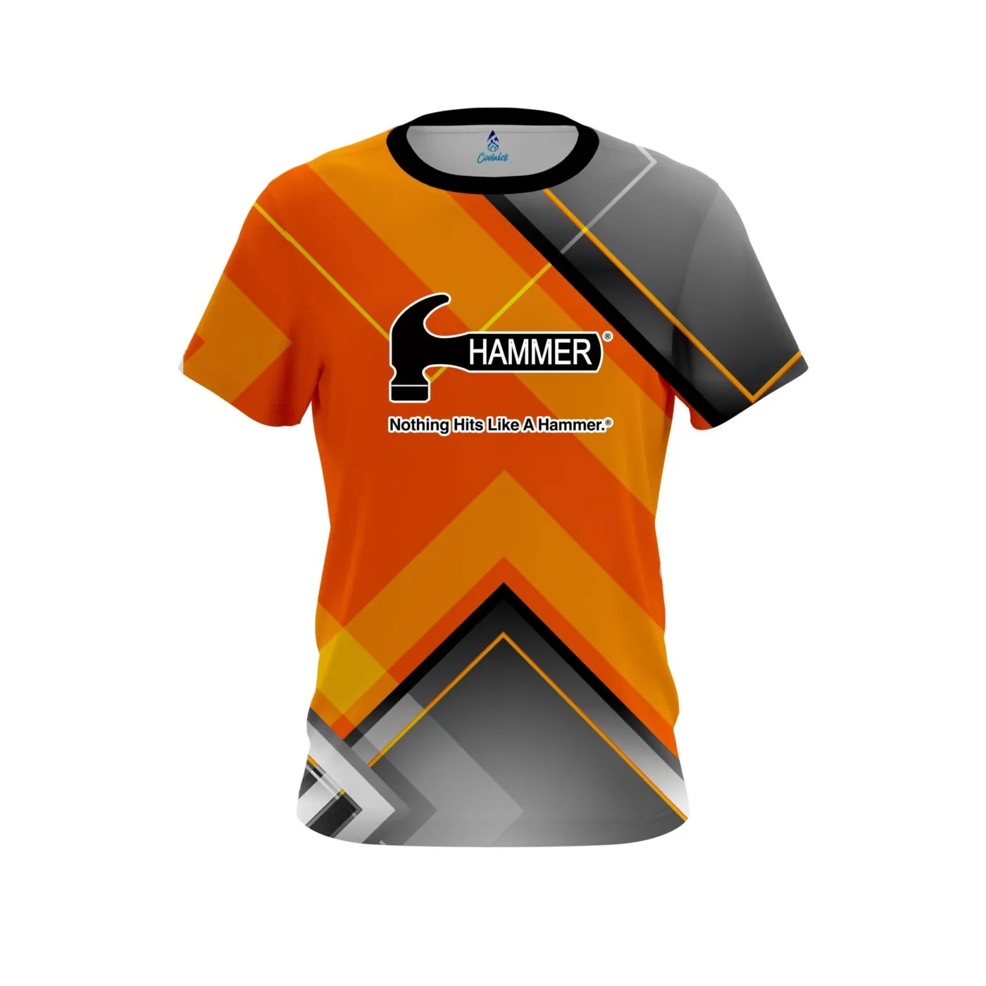 Hammer Orange Veneer CoolWick Bowling Jersey