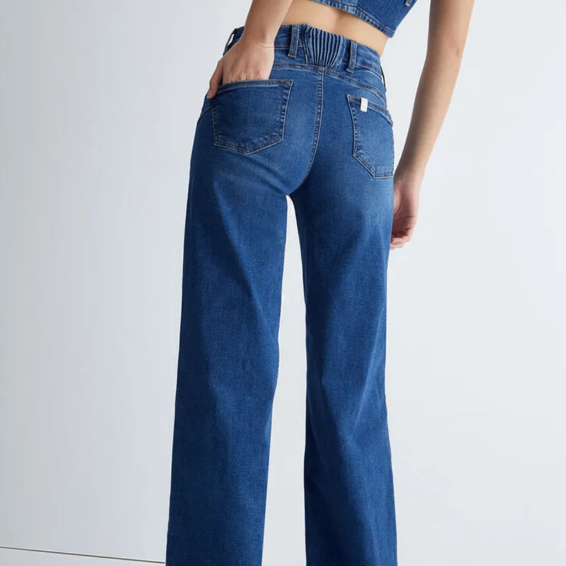 Liu Jo Jeans Flare Ecosostenibile Denim Scuro