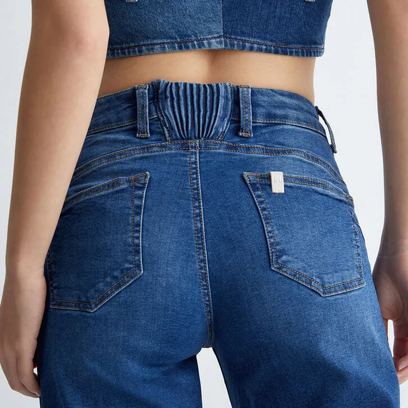 Liu Jo Jeans Flare Ecosostenibile Denim Scuro