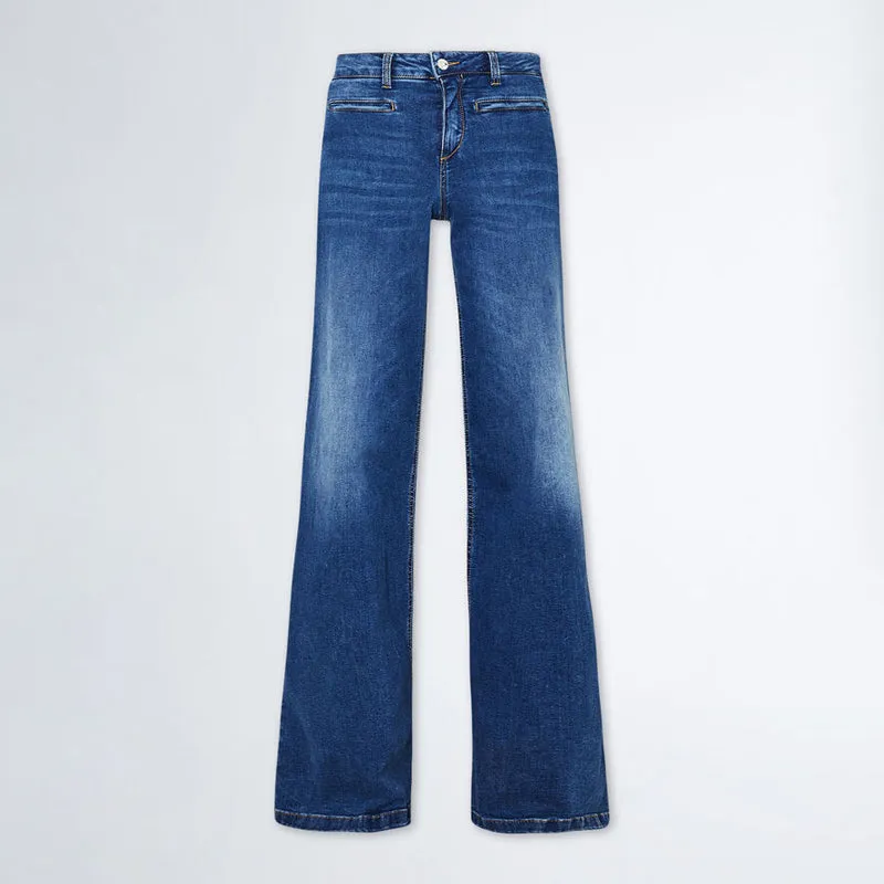 Liu Jo Jeans Flare Ecosostenibile Denim Scuro