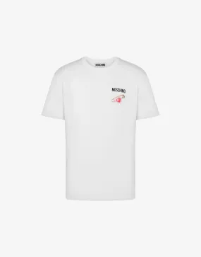 Organic Jersey T-shirt Heart Safety Pin