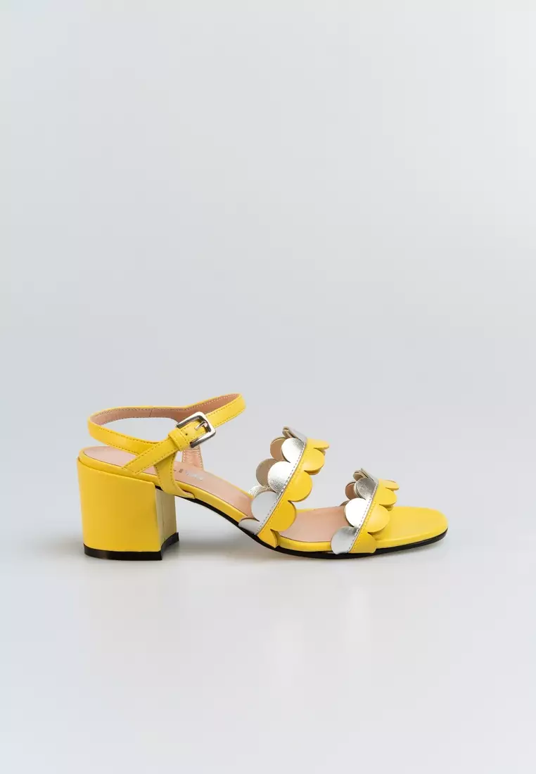 Pollini Pollini Women's Yellow Sandals