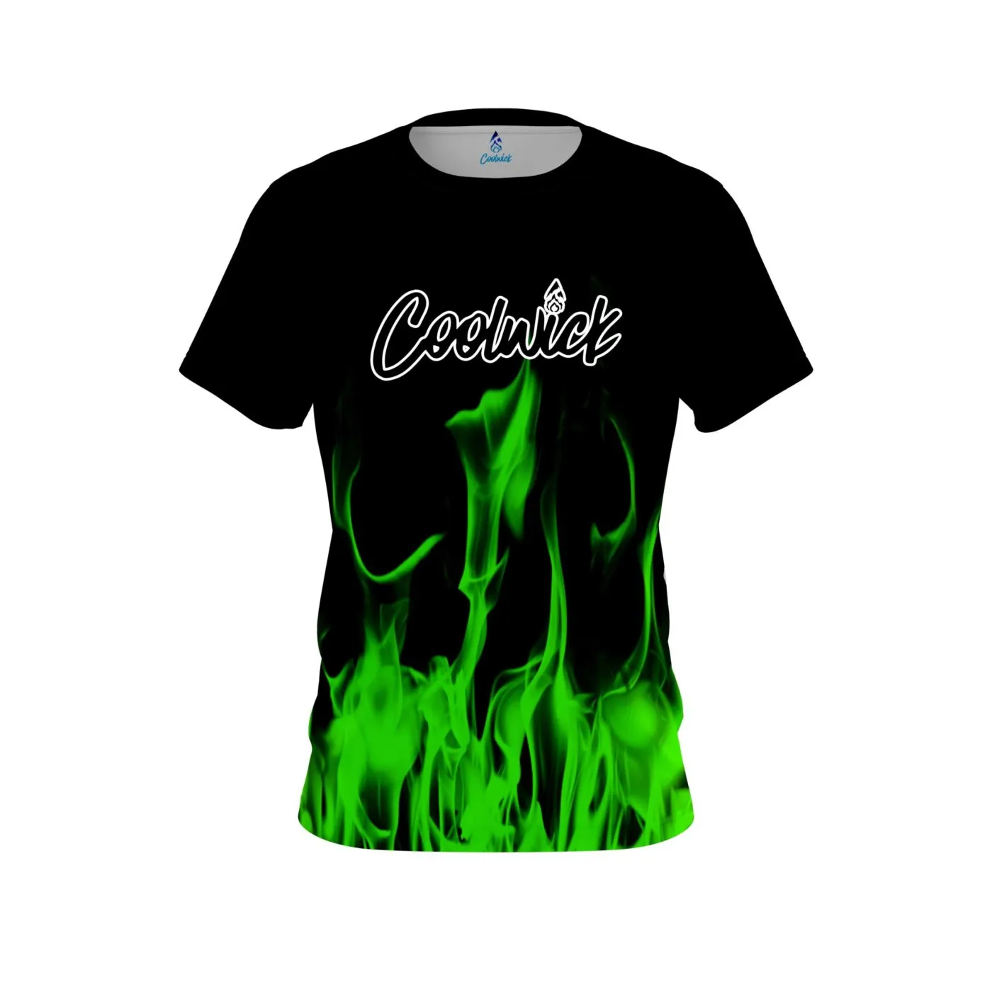Signature Green Flame CoolWick Bowling Jersey