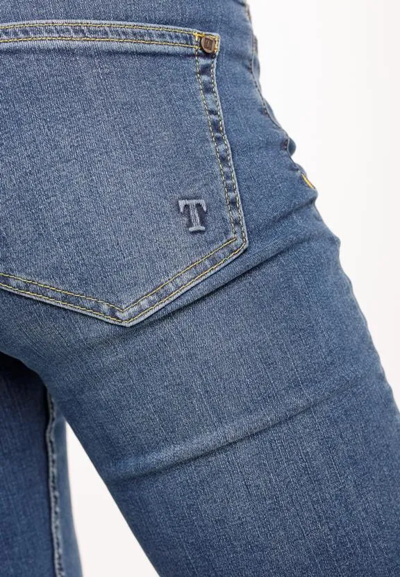 TORLAND Straight Jeans Joan Mid Indigo Blue